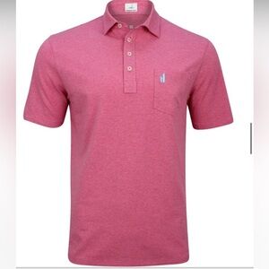Pristine Johnnie-O Hangout Polo 2.0 Heathered Berry Men’s XXL Golf Shirt
